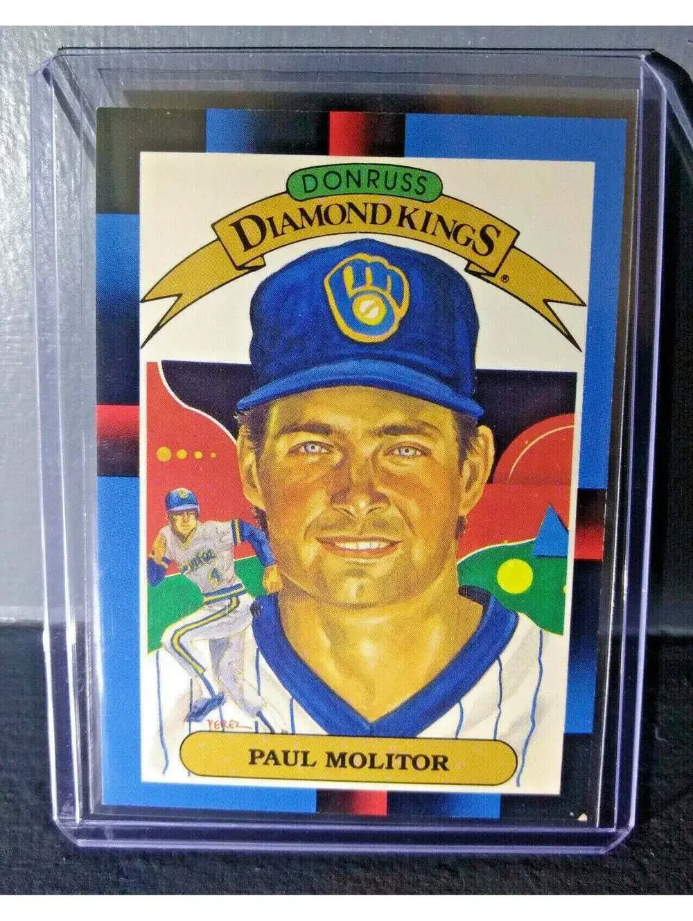 1988 Paul Molitor Donruss Diamond Kings #7 Baseball Card